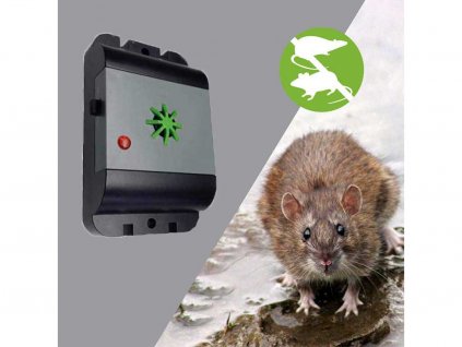 Repelent cu ultrasunete pentru șoareci, șobolani, rozătoare și insecte