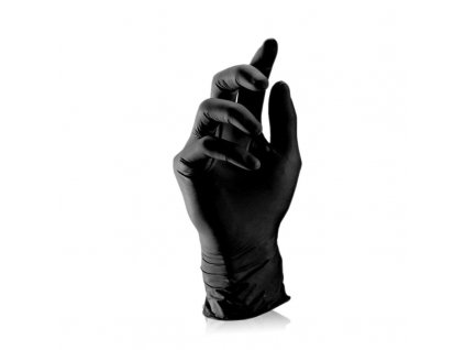 Nitrilové rukavice černé