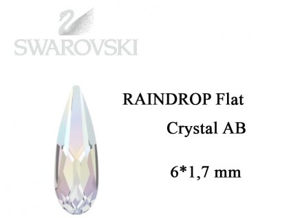 9311 Raindrop Flat crystal AB