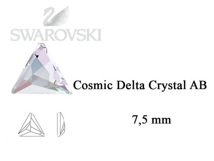 cosmic delta swarovski crystal AB
