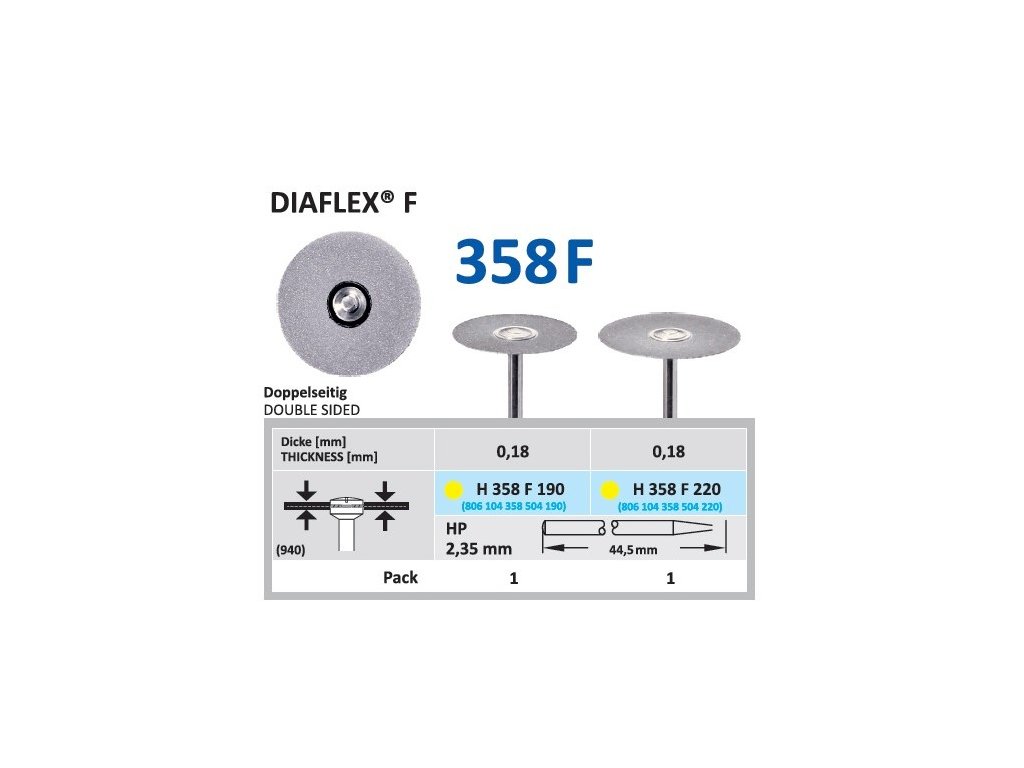 61398 diamantovy disk diaflex f oboustranne sypany h358f 1 9cm extra jemna