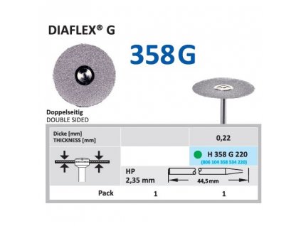 61407 diamantovy disk diaflex g oboustranne sypany h358g 2 2cm hruba