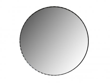 Kulate zrcadlo Paola 55cm cerne 01