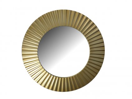 kulate zrcadlo lea 90cm zlata barva stribrna patina 02