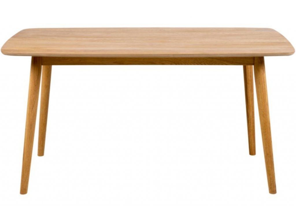 Přírodní dubový jídelní stůl Nagy 150 x 80 cm