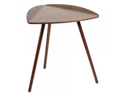 Ořechový odkládací stolek Kave Home Damasc 45 x 47 cm
