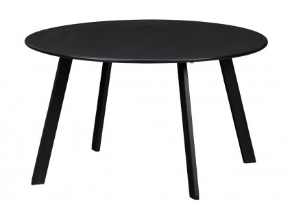 Černý kovový konferenční stolek Axl 70 cm