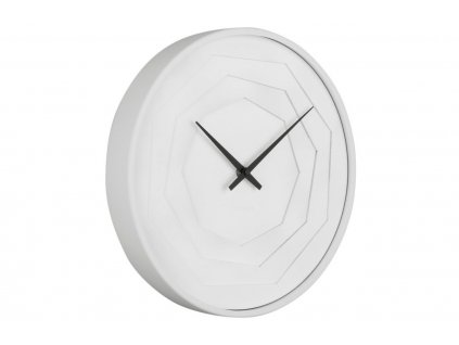 Bílé nástěnné hodiny Vagues 30 cm