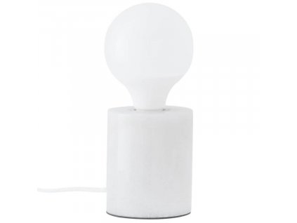 Bílá mramorová stolní lampa Somcasa Roser 11 cm