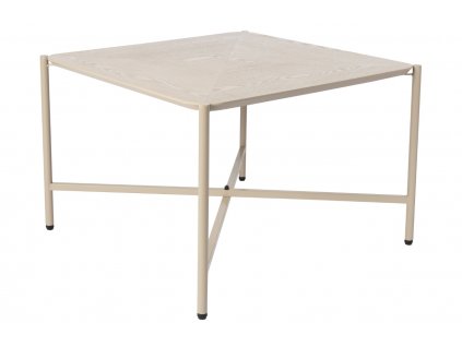 Béžový lakovaný konferenční stolek WLL MARCIO 40 x 40 cm