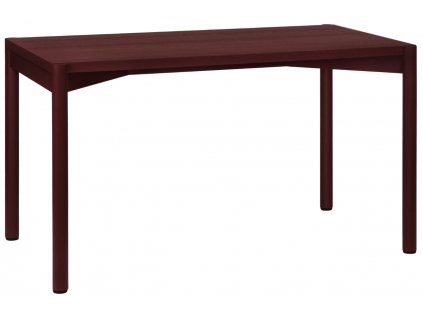 Fialový dubový jídelní stůl Yami 130 x 75 cm