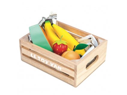 TV183 five a day Wooden Fruits Banana Strawberry Peach Melon Crate 720x720