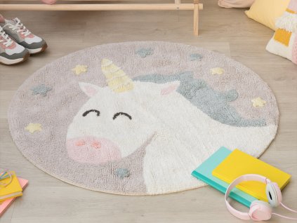 Detský prateľný koberec Unicorn