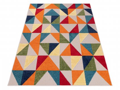 Farebný vzorovaný koberec Gatto