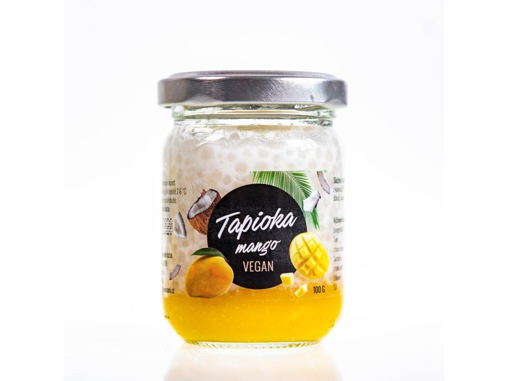 Tapiokový puding mango CHLAZENÉ 100g (Navařeno)