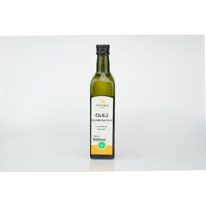 Natural olej slunečnicový za studena lisovaný 500ml