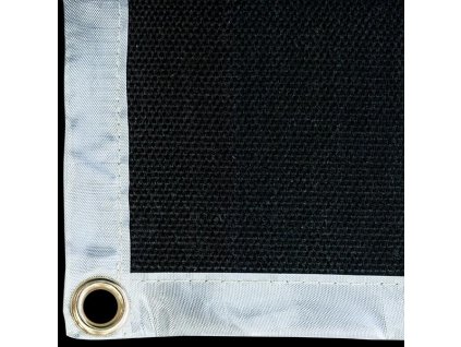 WB VE200200 BK  Svářečská deka ze skelných vláken s vermikulitem, 2 x 2 m, černá (750 st.C, krátkodobě 950 st.C)