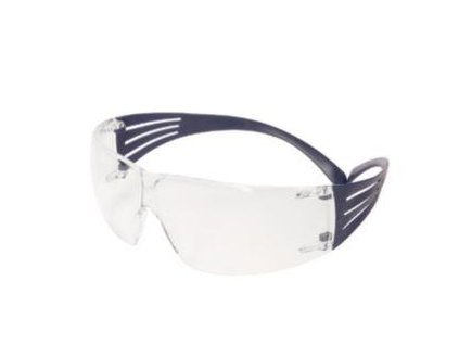 SF201SGAF-BLU - Ochranné brýle 3M SecureFit, čirý PC zorník, modré postranice