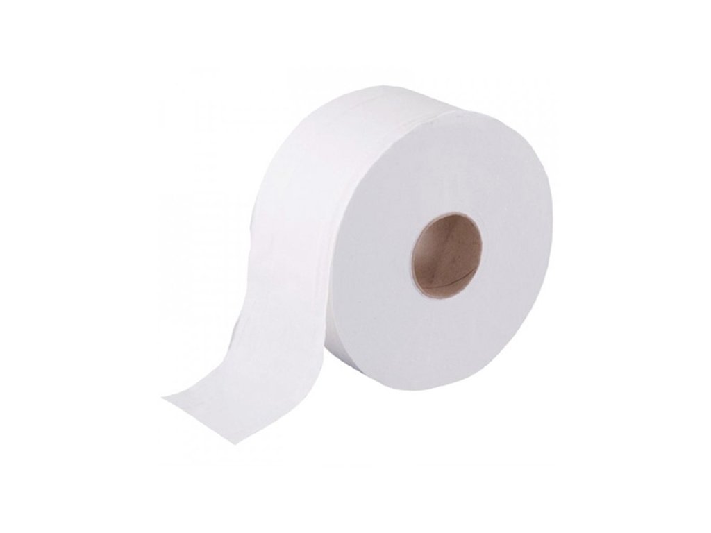 JUMBO toaletní papír 2-vrstvý (12 rolí) - bílý