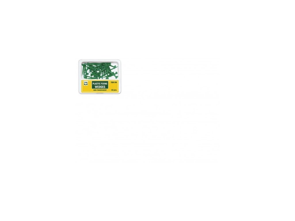 AKCE - Plastové mezizubní klínky TOR zelené 40 ks medium