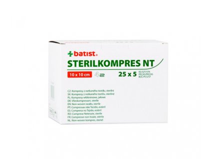 Batist Sterilkompres 5 x 5 cm gáza sterilní (25 x 2 ks)