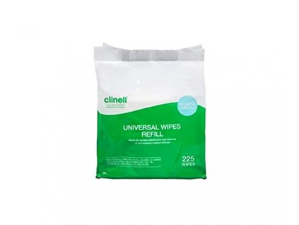 Clinell Universal Sanitising doplňkové balení dezinfekčních ubrousků (225 ks)