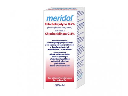 Ústní voda Meridol s Chlorhexidinem 0,2% (300 ml)