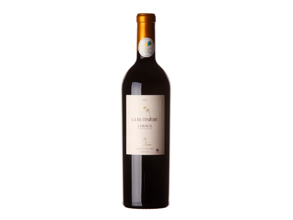 Láhev červeného vína La Butiniere Rouge, Limoux AOP - Anne de Joyeuse