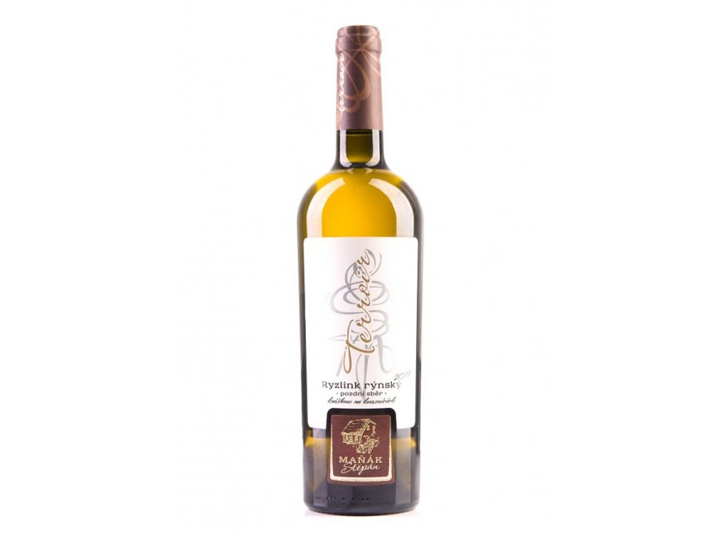 Láhev bílého vína Ryzlink rýnský Terroir pozdní sběr - Vinařství Štěpán Maňák