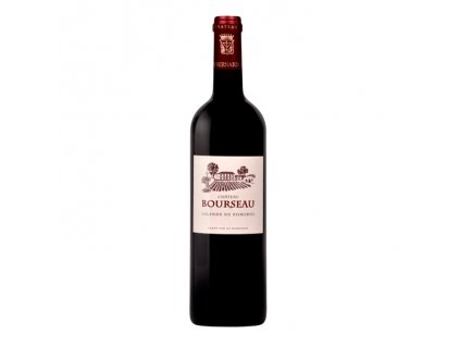 lahev červeného vína Château Bourseau, Lalande Pomerol