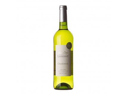 Láhev bílého vína Chardonnay IGP - Domaine Lasserre