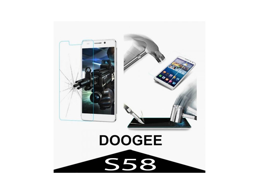 Tempered Glass Protector 0.3mm pro Doogee S58pro