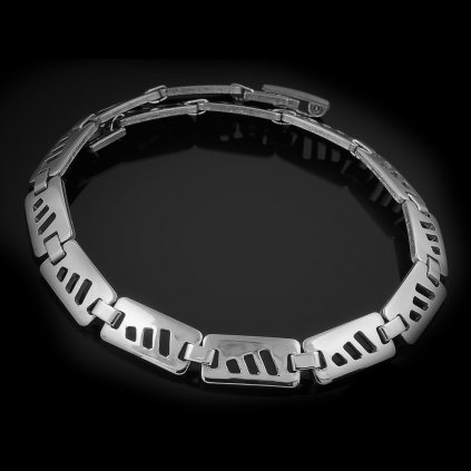 Ocelový unisex tenký náramek Triplex se třemi proužky | DG Šperky  + Doprava zdarma + Dárkové balení zdarma