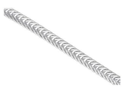 Řetízek z oceli stříbrný (L: 600x6mm) B182