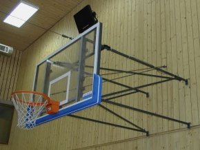 Konstrukce pro basketbal DOR-SPORT, pevná, vysazení 1650-3500 mm