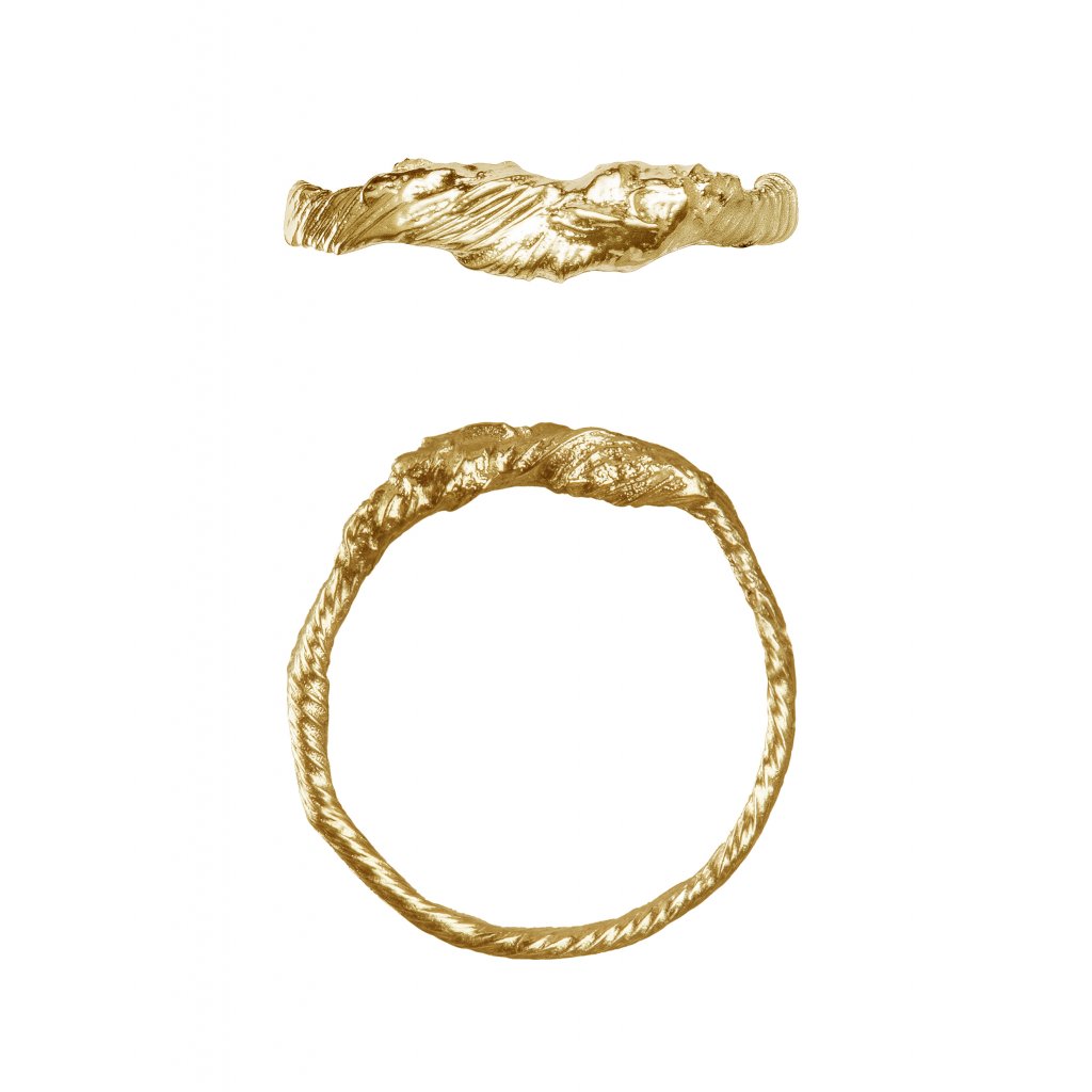 Polívková Twisted prsten 22 pozlacené žlutým zlatem stříbro 1 900 Kč