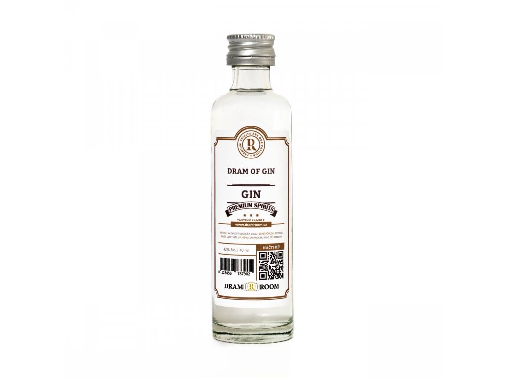 Dram of gin Amuerte COCA LEAF GIN White Edition