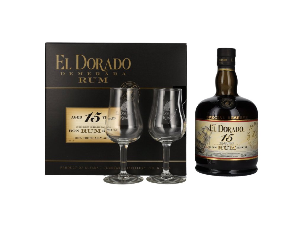 El Dorado 15 years 2 sklenicky