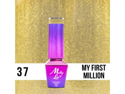 GEL LAK Molly Lac QUEENS OF LIFE MY FIRST MILLION 5ml Nr 37