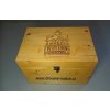 Dárková krabička, dřevěná, 31x22x20cm