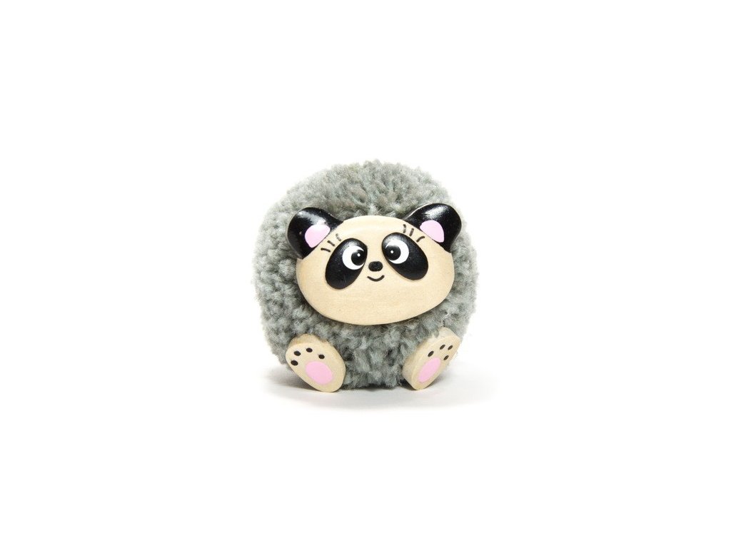 042 - Panda - magnetka (tropické dřevo)