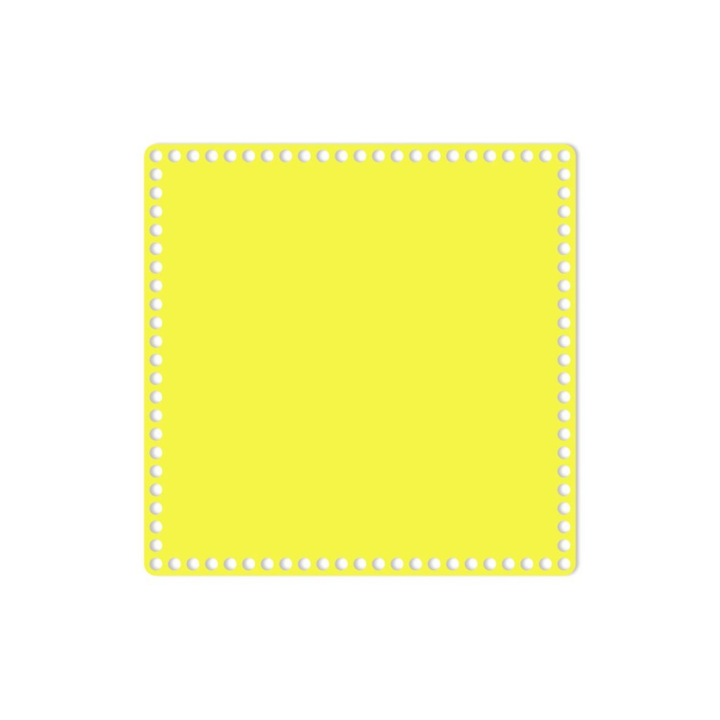 čtverec 30 cm žlutá