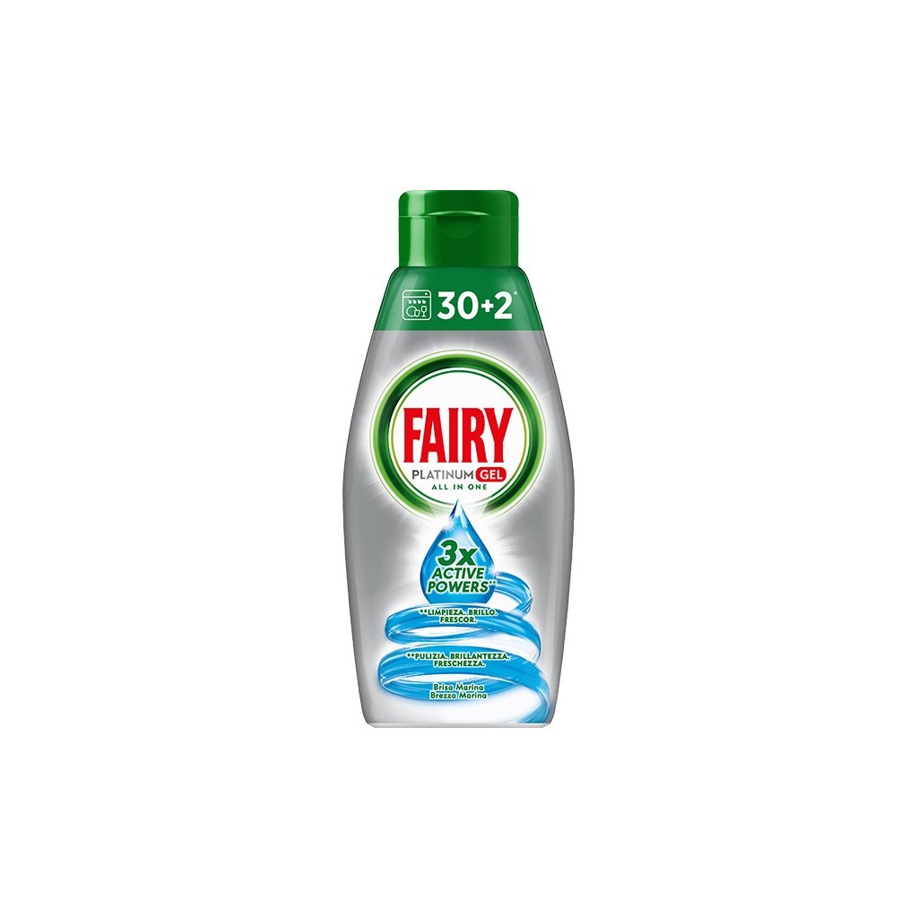 Fairy Platinum Gel do myčky 30+2 650ml 8001841310497