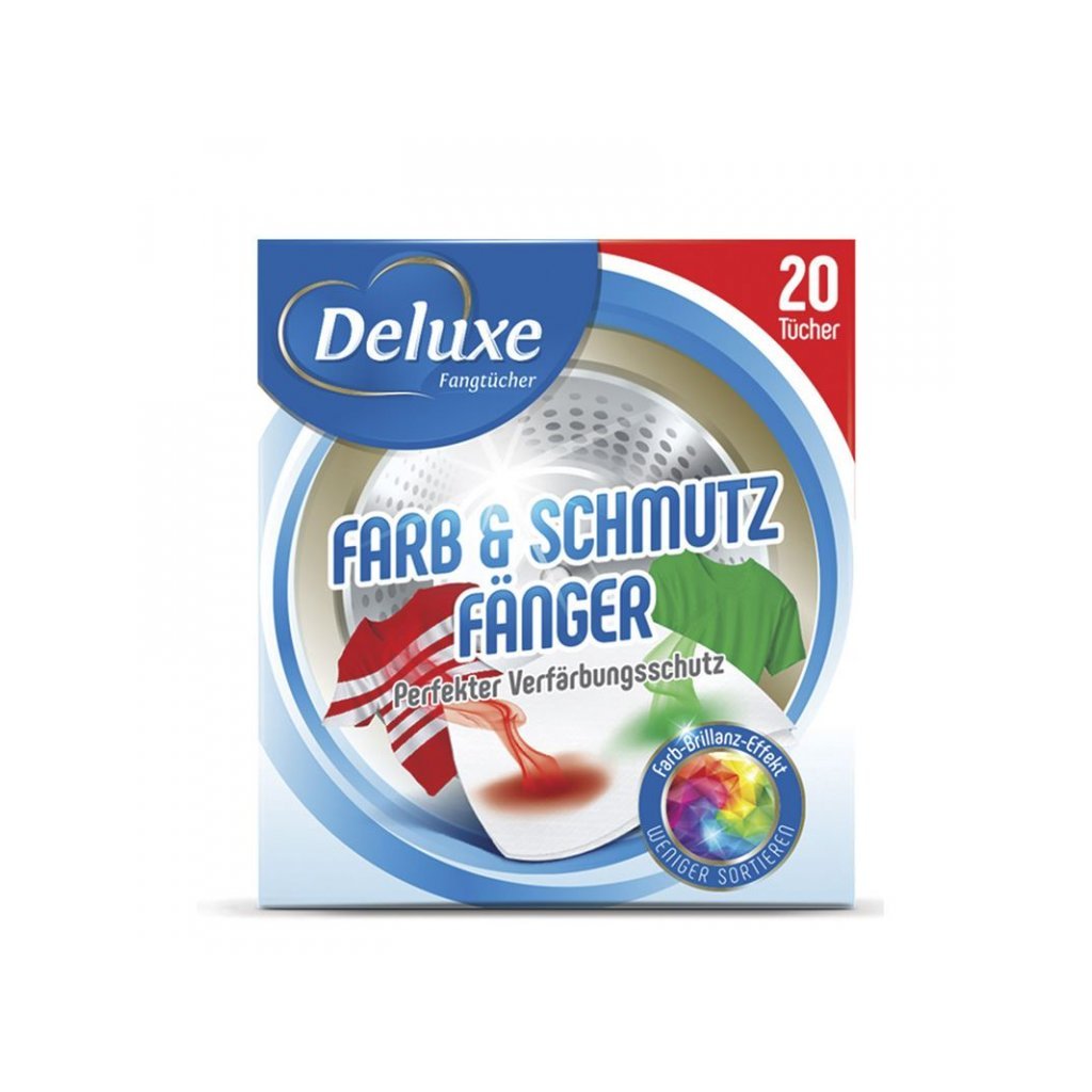 Deluxe Farb & Schmutz Fanger 20ks ubrousky proti zabarvení prádla 4260504880171