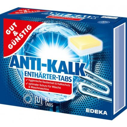 G&G Anti Kalk Tabs 51ks 765g tablety na odvápnění pračky 4311501654521
