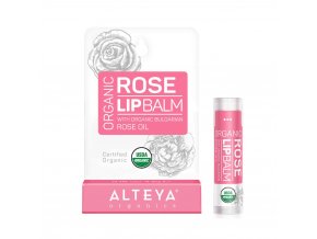 Balzam na pery s ružovým olejom Alteya Organics 5 g