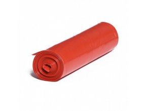 LDPE vrecia červené 700x1100mm/40mic 120L  25 ks