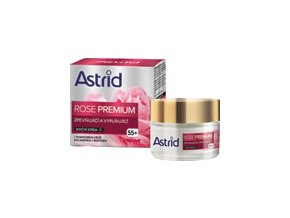 Astrid nočný krém spevňujúci a vyplňujúci 55+ Rose premium 50 ml