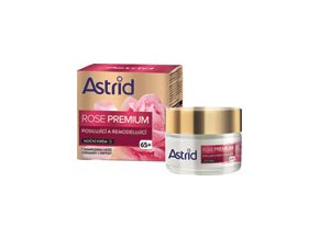 Astrid nočný krém posilňujúci a remodelujúci 65+ Rose premium 50 ml