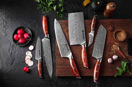 Damano - Kuchyňské nože z damaškové oceli!